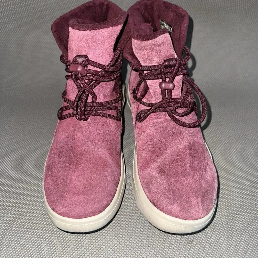 Skechers On The Go Air Cooled Goga Mat Burgundy Comfort Bootie Womens Size 7